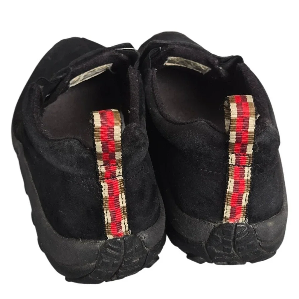 Merrell Jungle Moc Black Suede Slip On Comfort Loafers Shoes J60825 Size 11.5
